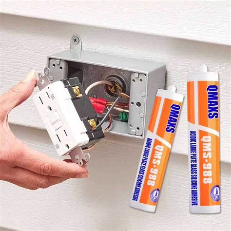 caulking for electrical boxes|waterproof sealant for electrical connections.